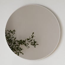 Priya Round Aluminium Wall Mirror